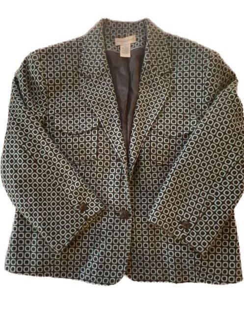 Real 90s Vintage Worthington Geometric Print Blazer Size 18 2