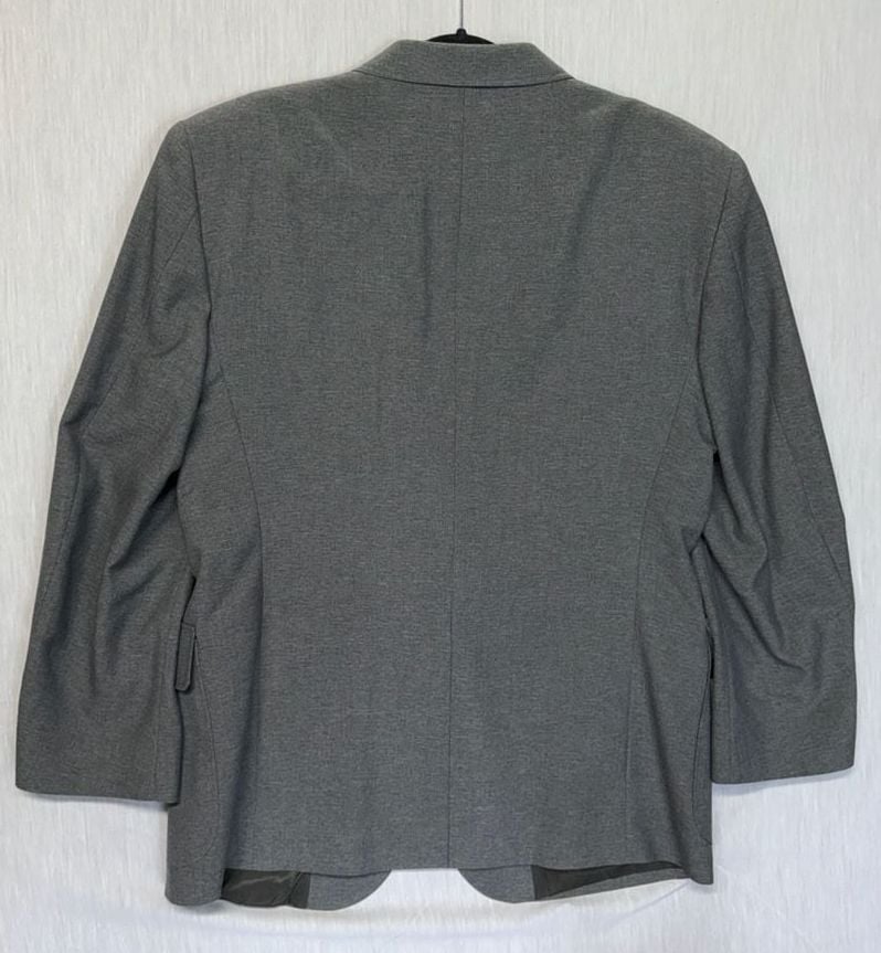 David Taylor Men's Gray Two-Button Blazer Sport Coat 4