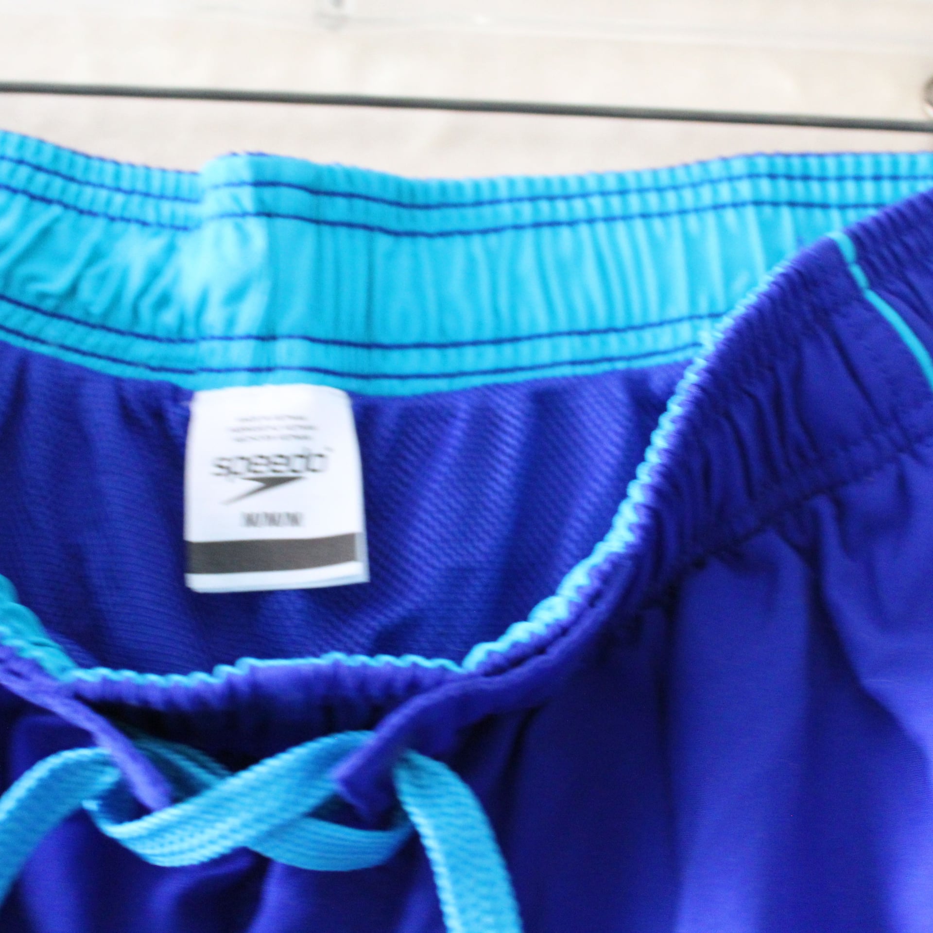 Speedo Men's Swim Trunks Size M Blue Cargo Shorts 3
