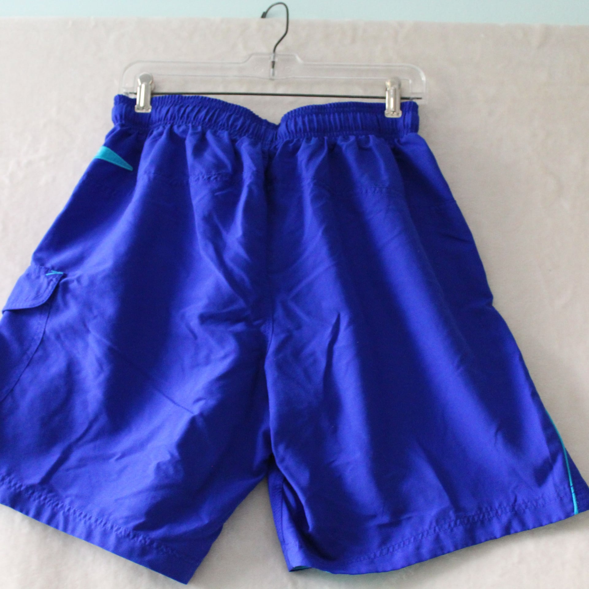 Speedo Men's Swim Trunks Size M Blue Cargo Shorts 4