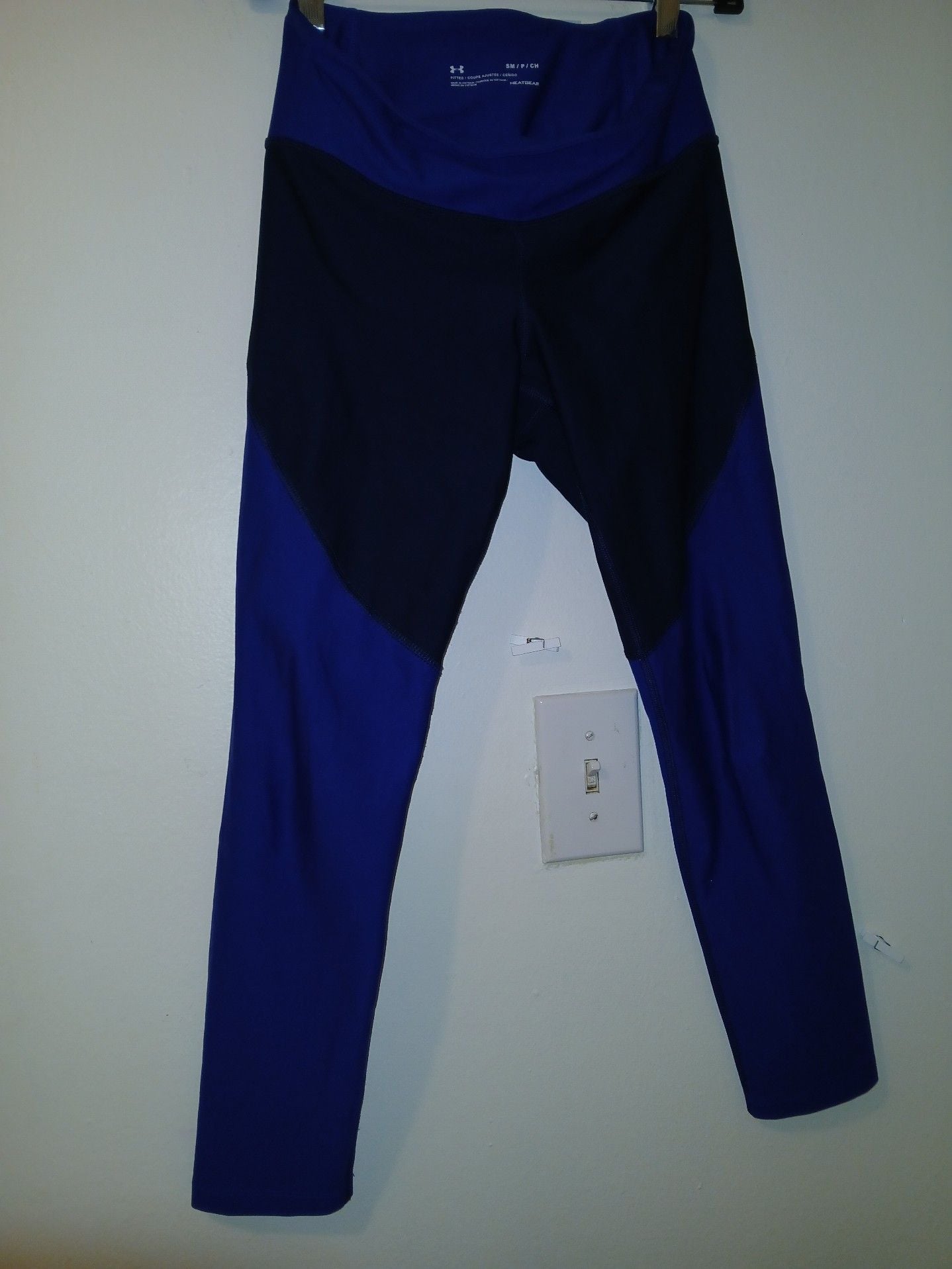 Under Armour HeatGear Colorblock Leggings Size Small 2