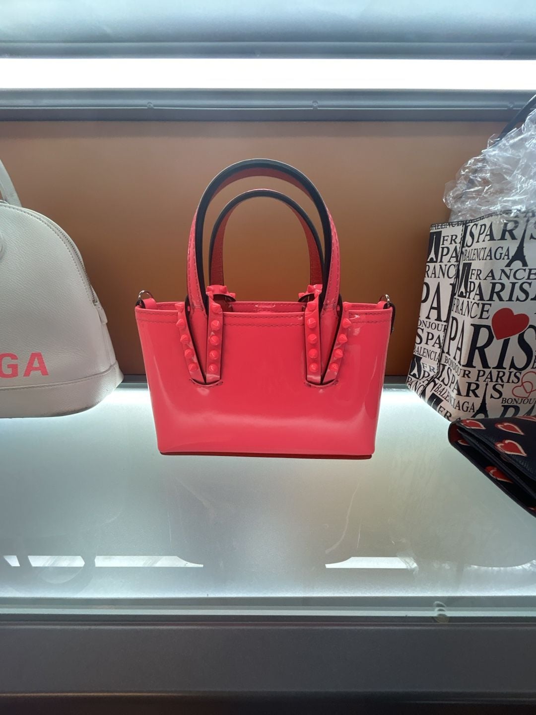 Christian Louboutin Cabata Nano Patent Leather Tote Bag 1