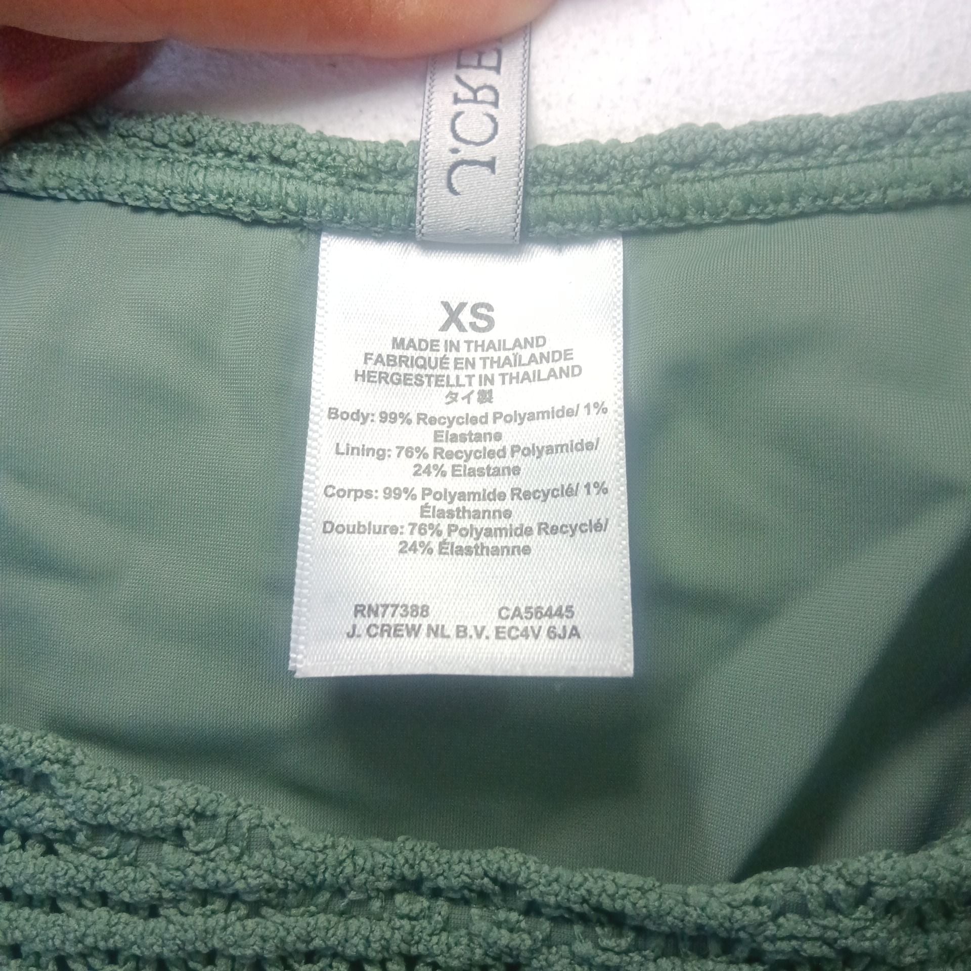 J.Crew Textured Ring-Detail Bikini Set Size XS 9