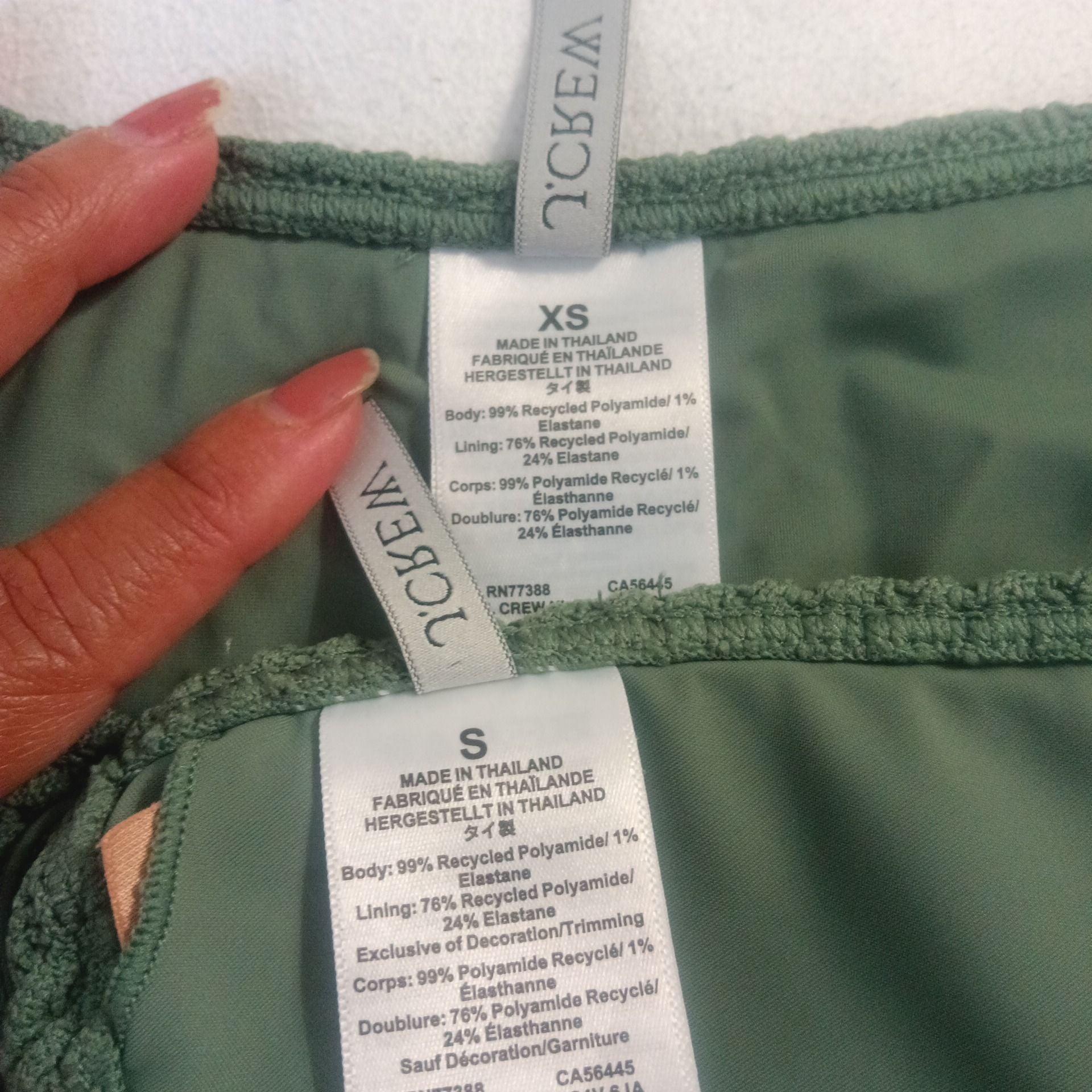 J.Crew Textured Ring-Detail Bikini Set Size XS 10