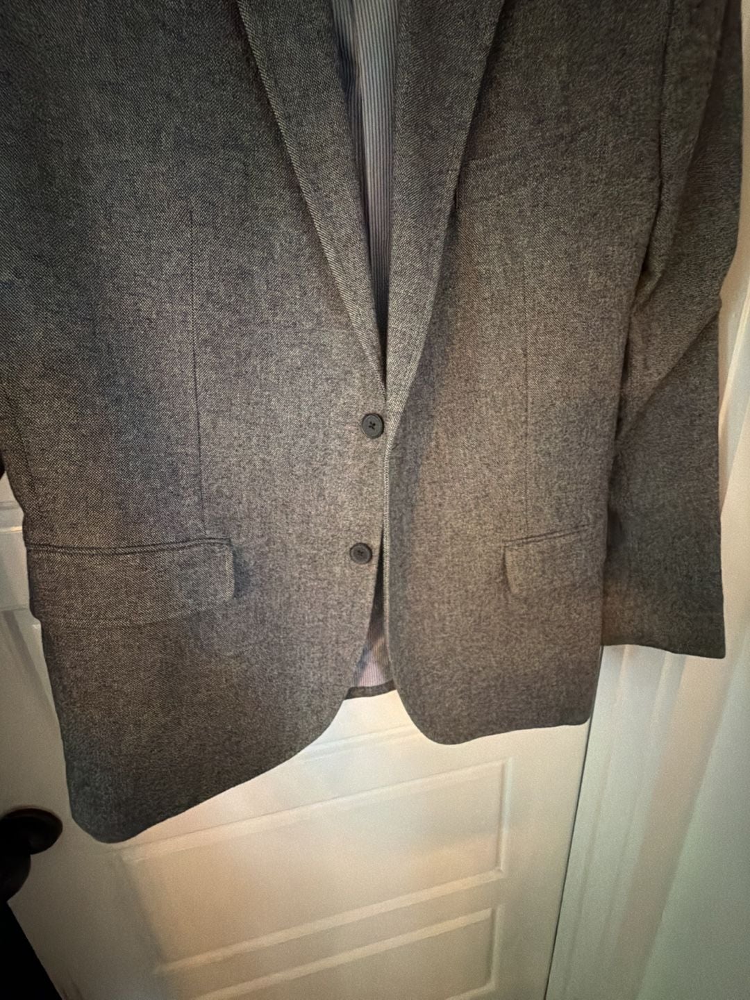 Banana Republic Tailored Fit Blazer Gray 44R Made of Italian Fabric 4