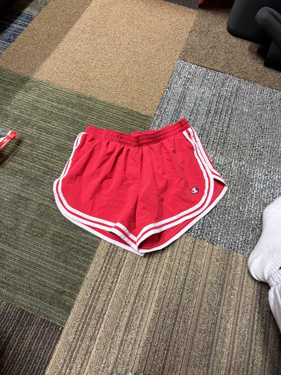 Champion Authentic Athleticwear Red Dolphin Shorts Size M 1