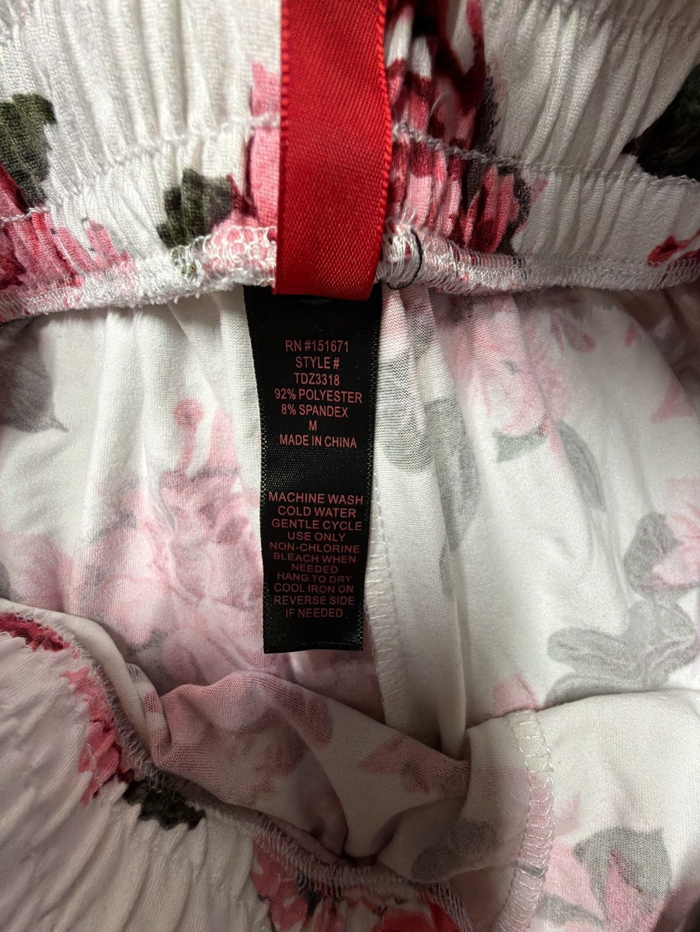 Hot Kiss Floral Print Lounge Shorts Size M 3