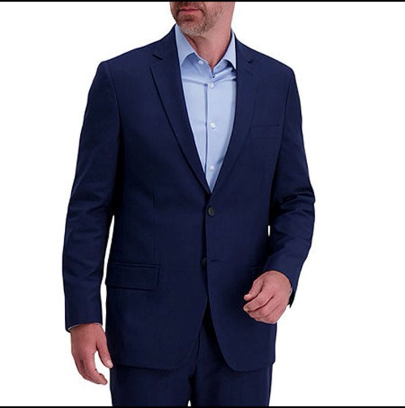 Haggar® Smartwash™ Repreve Suit Separate Jacket - Classic Fit 48 Regular NWT. Navy Blue. 1