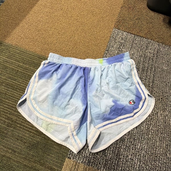 Champion Women's Tie-Dye Athletic Running Shorts Size M