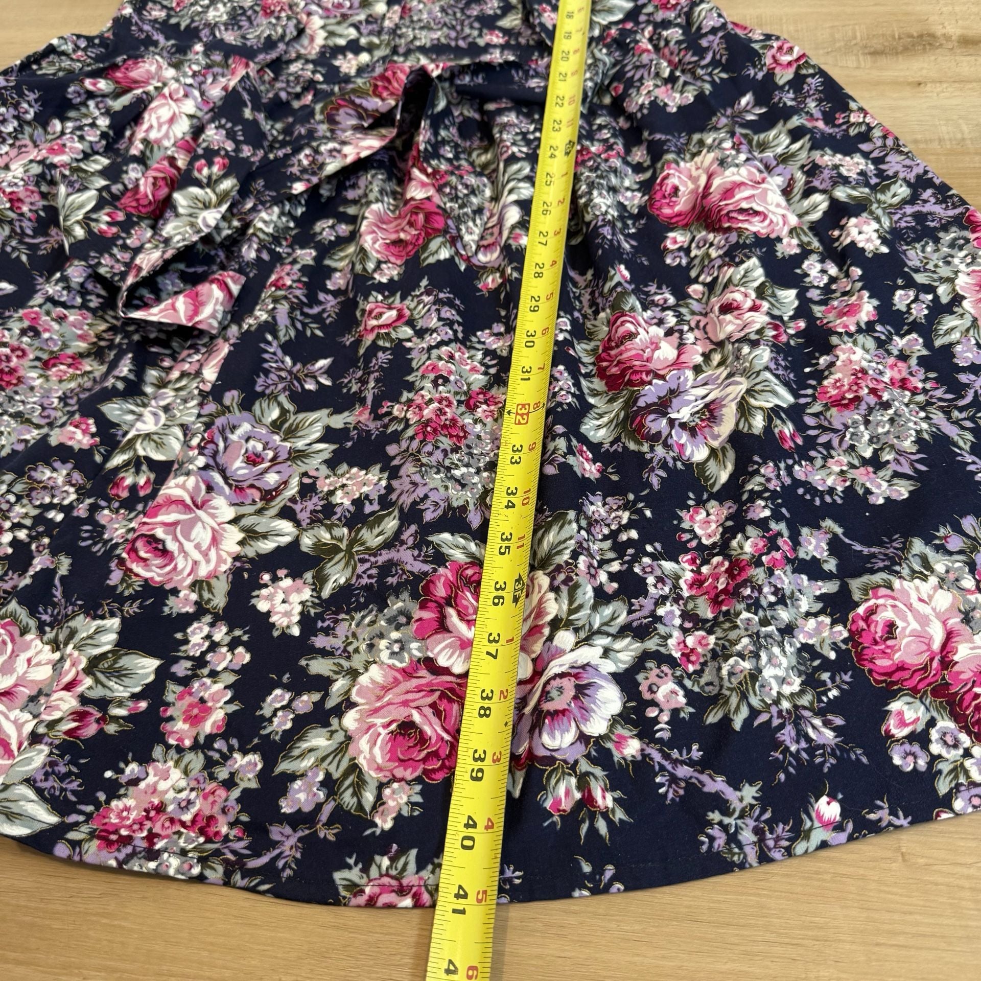 Vtg 80s Especially Yours Floral Midi Dress Lace Collar Cottagecore Prairie 15/16 11