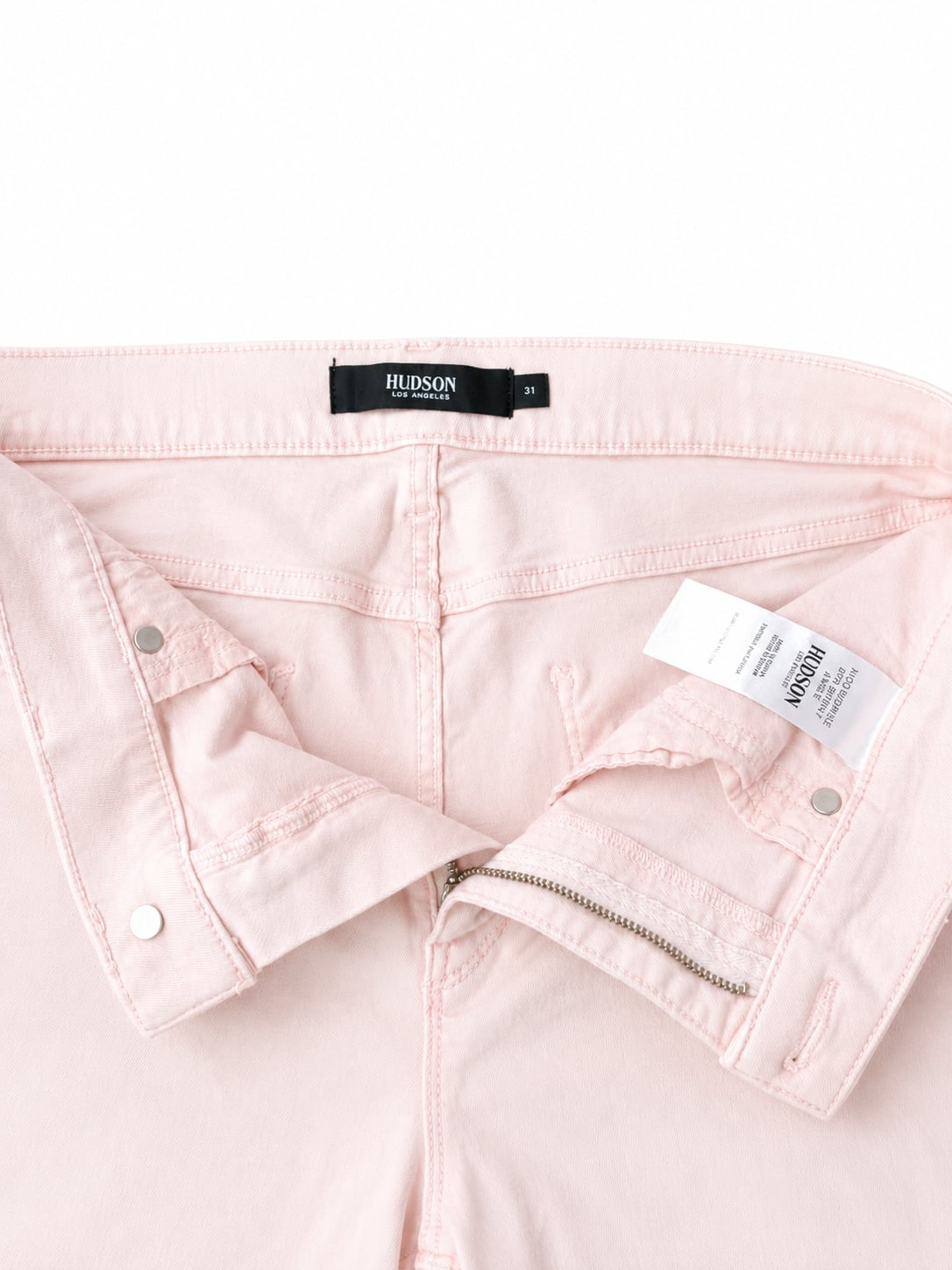 Hudson Los Angeles Women's Pink Skinny Jeans Size 31x28 6