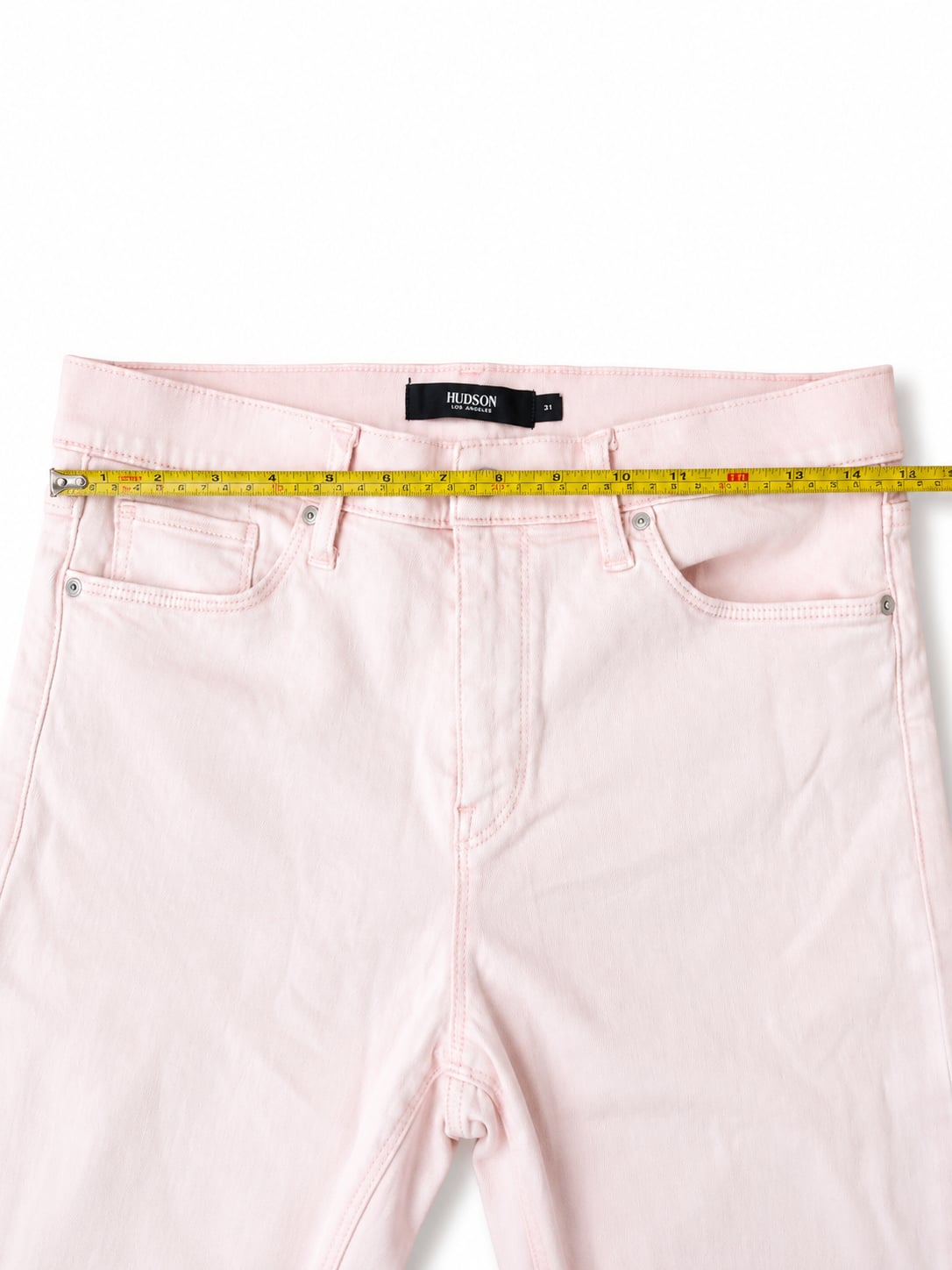 Hudson Los Angeles Women's Pink Skinny Jeans Size 31x28 8