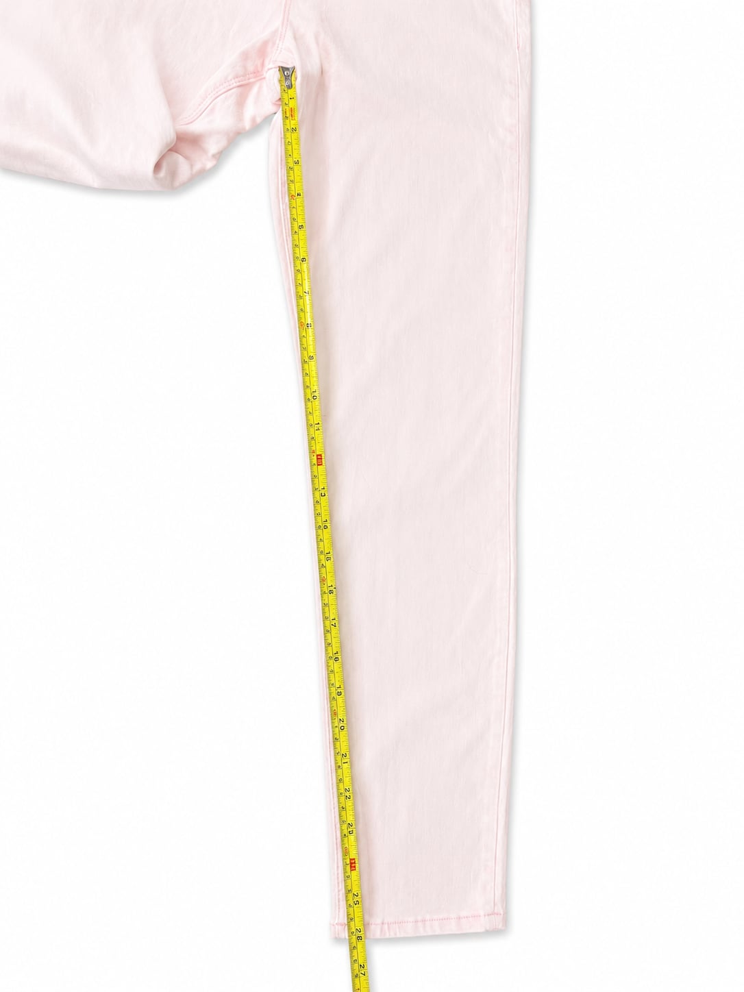 Hudson Los Angeles Women's Pink Skinny Jeans Size 31x28 10