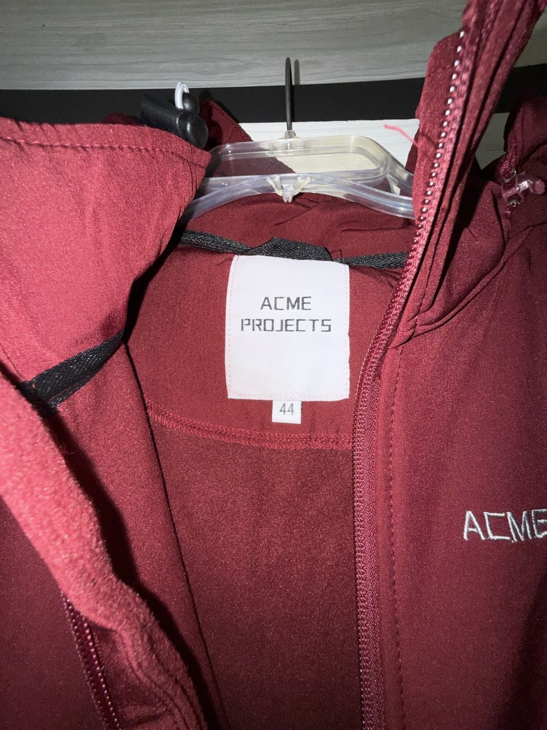 Acme Projects Hooded Softshell Jacket Size 44 3