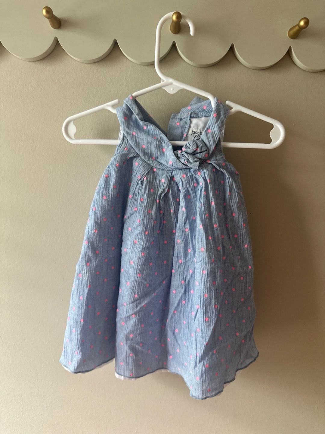 Just One You by Carter's Pink Polka Dot dress 2
