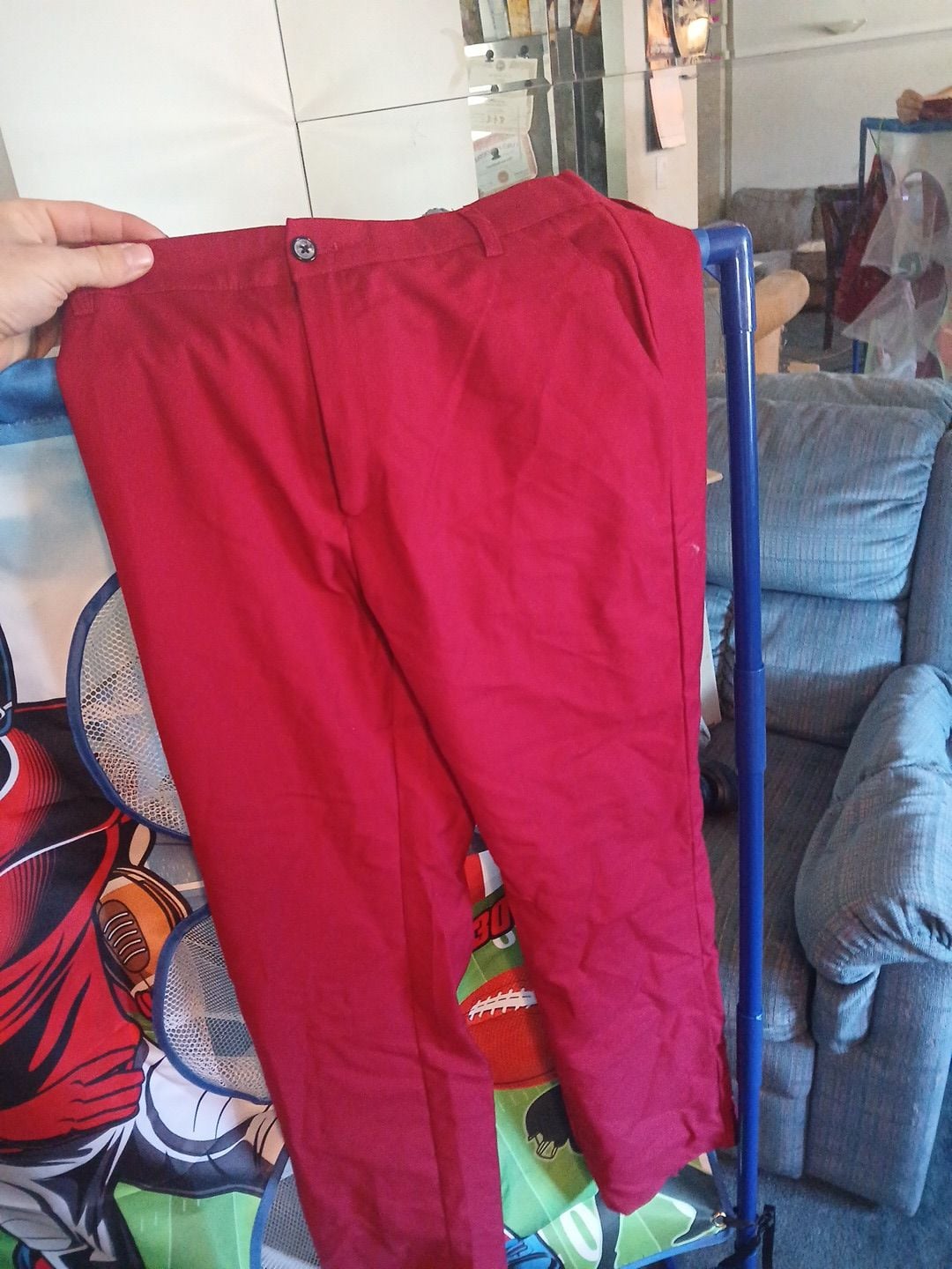 Boys Red Vest and Dress Pants Set Size 12Y 3
