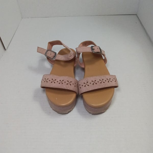 Old Navy Flamingo Pink Platform Sandals Size 12
