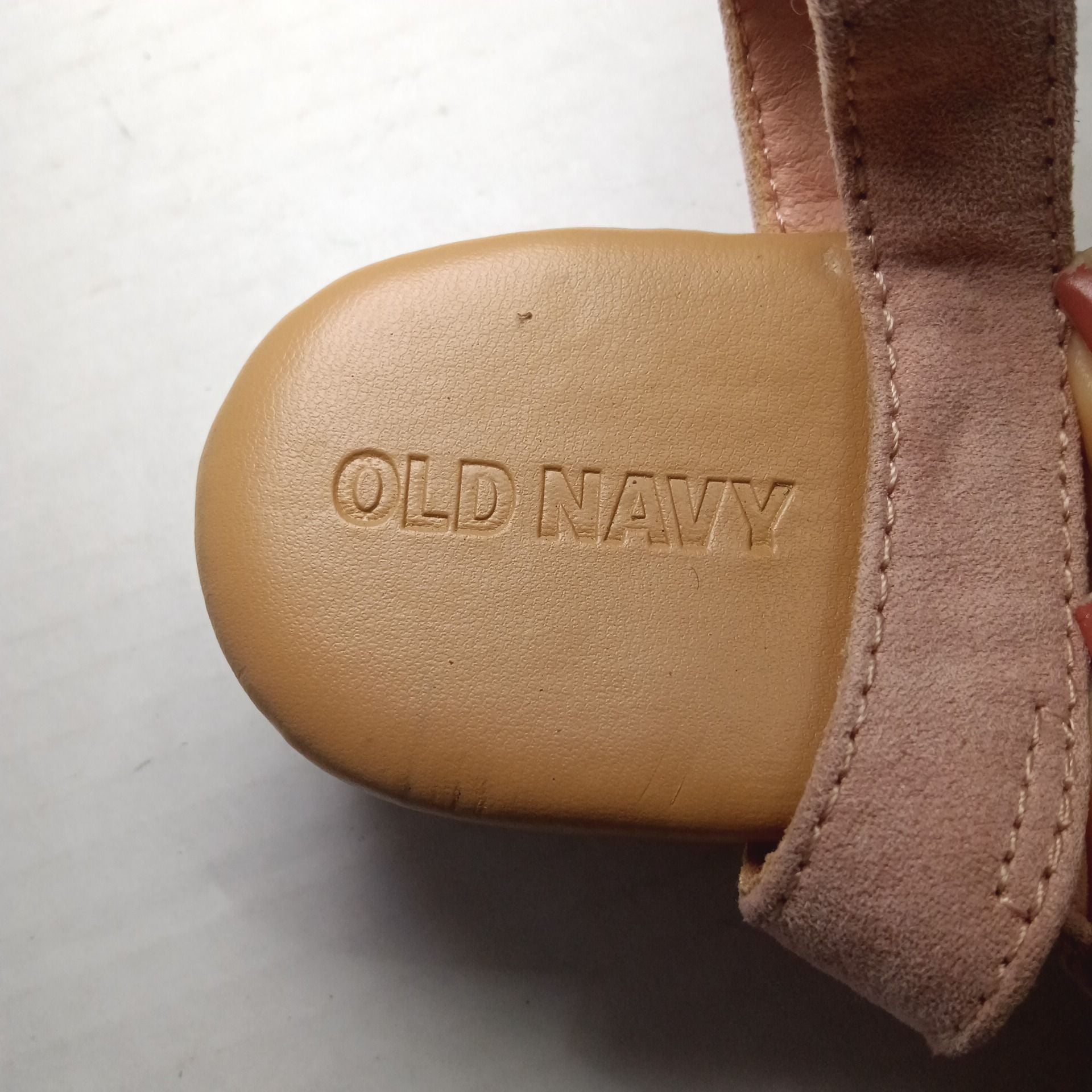 Old Navy Flamingo Pink Platform Sandals Size 12 7