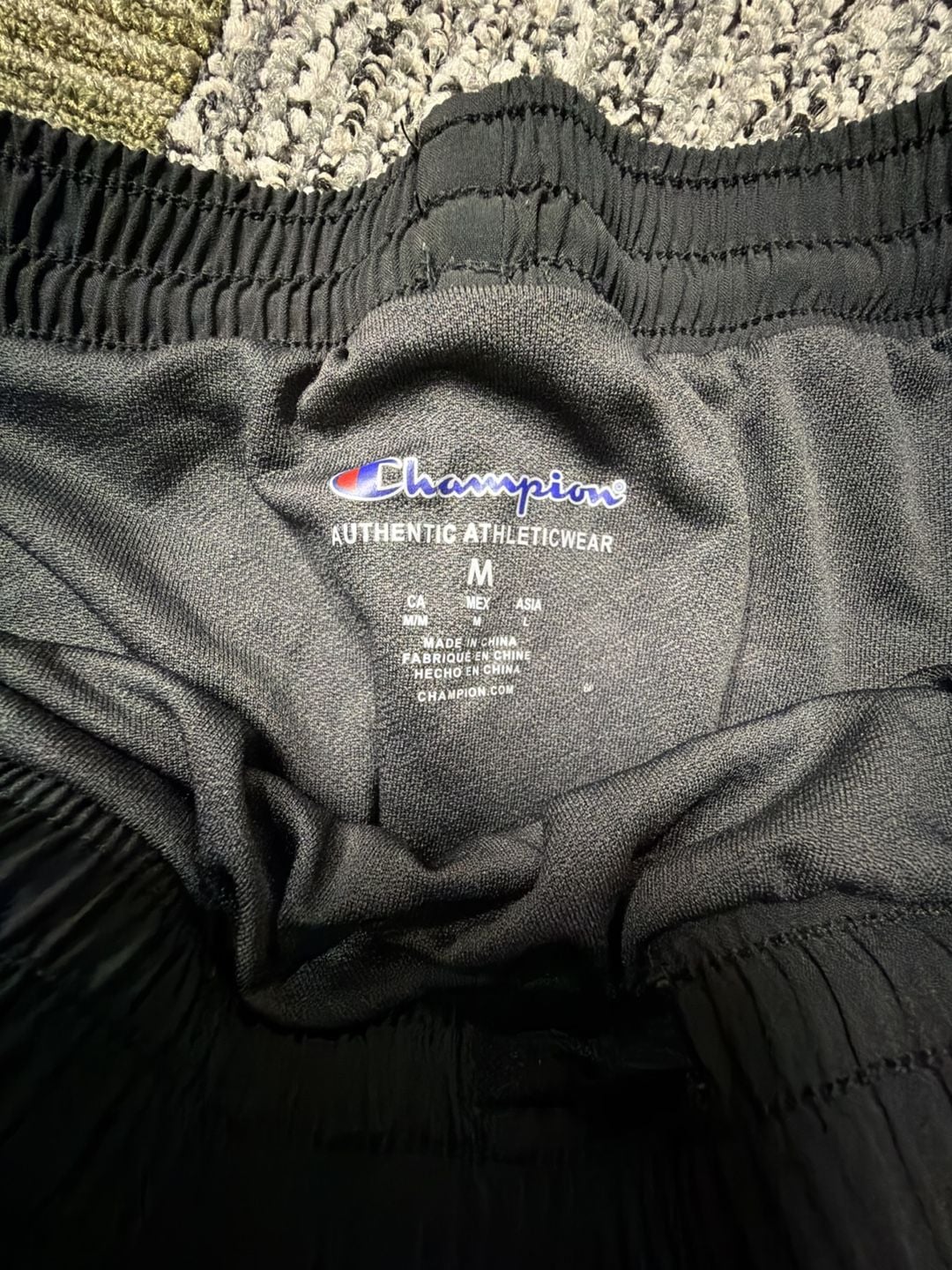 Champion Authentic Athleticwear Women's Black Dolphin Hem Running Shorts Size M 2