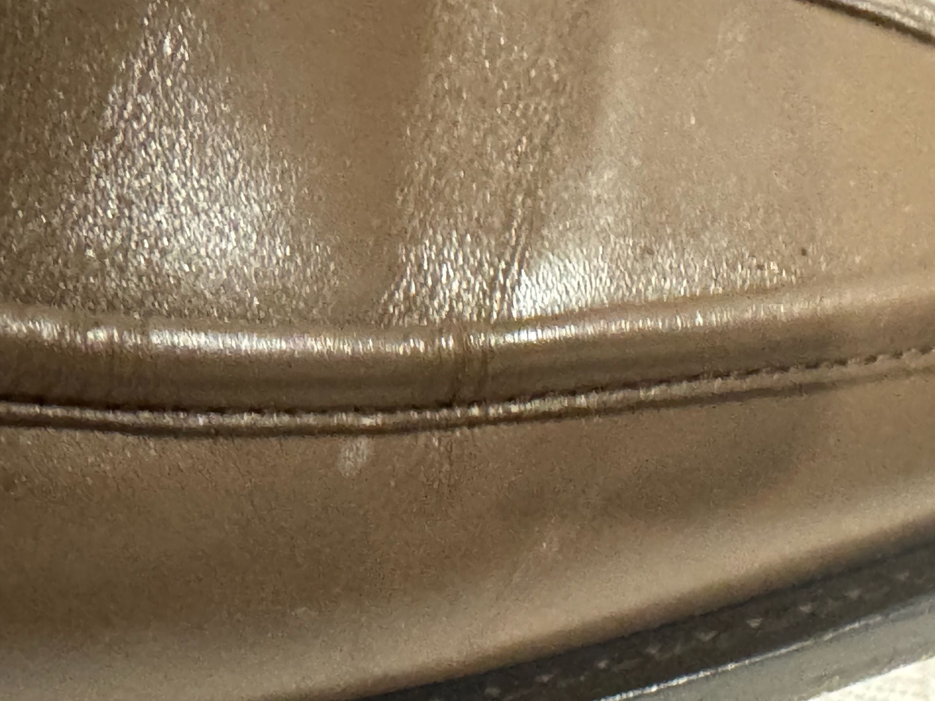 Gucci Brown Leather Horsebit Loafers Size 11 5