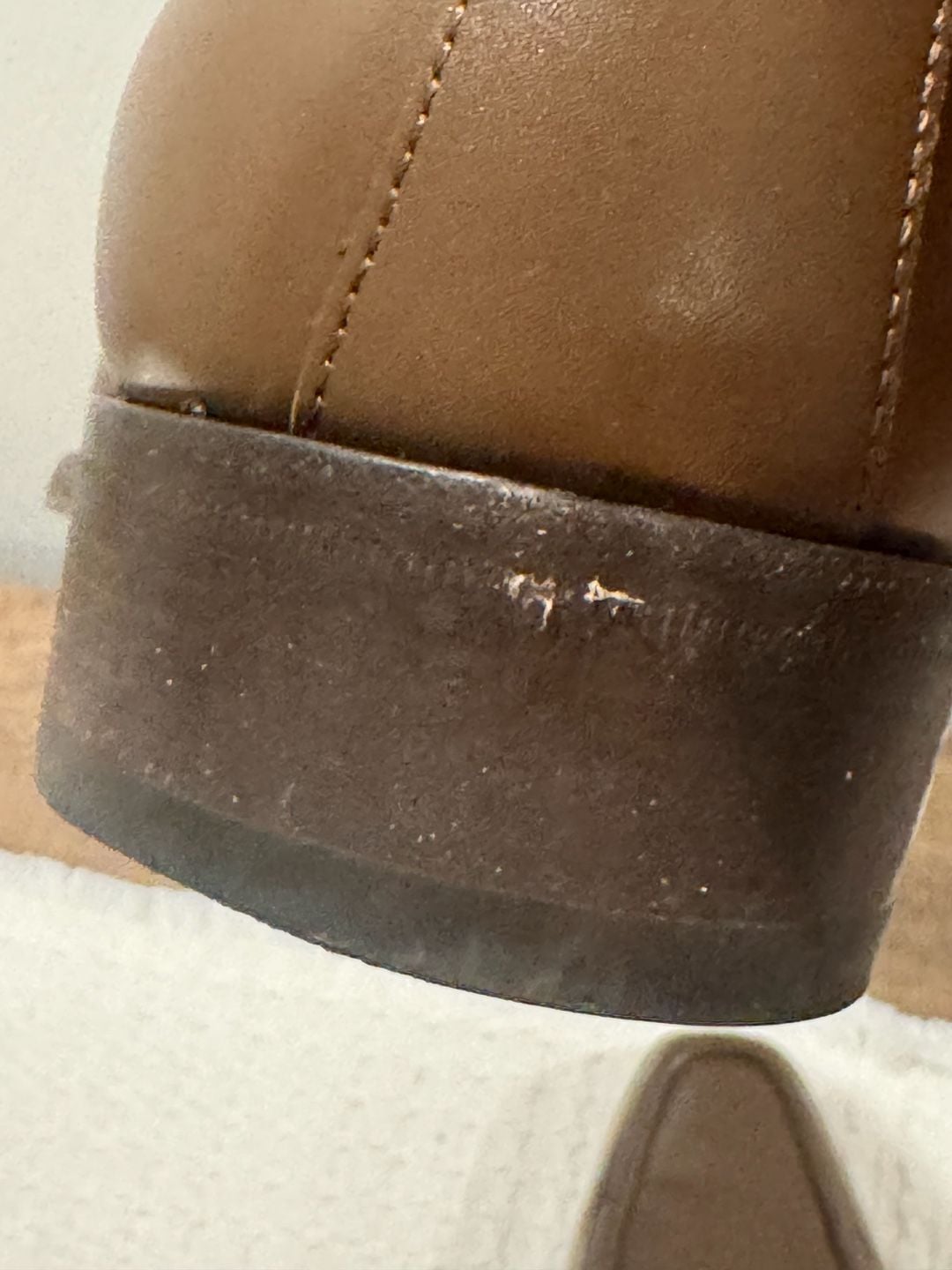 Gucci Brown Leather Horsebit Loafers Size 11 7