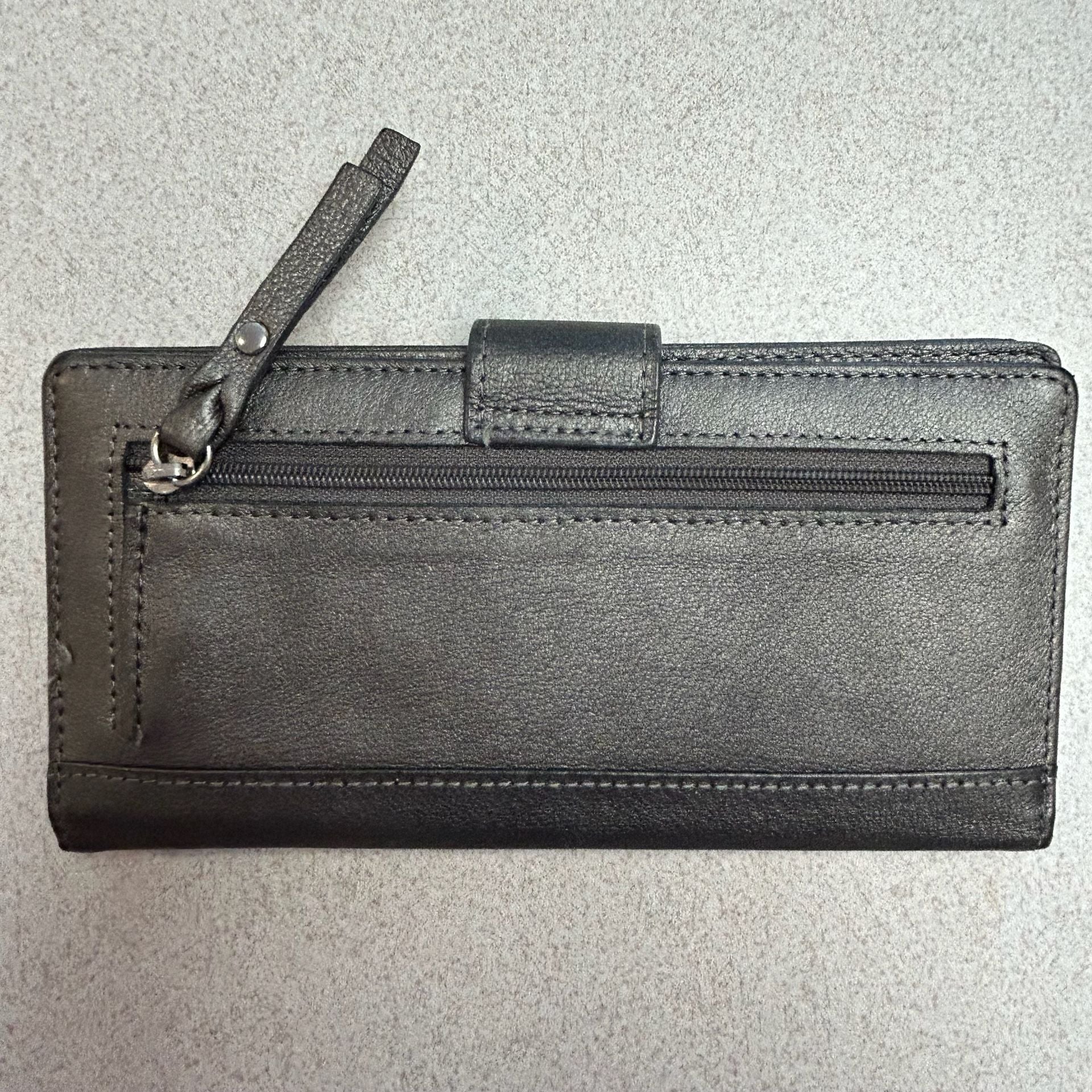 Cabela's 30-30 Win Metallic Leather Trifold Wallet 12
