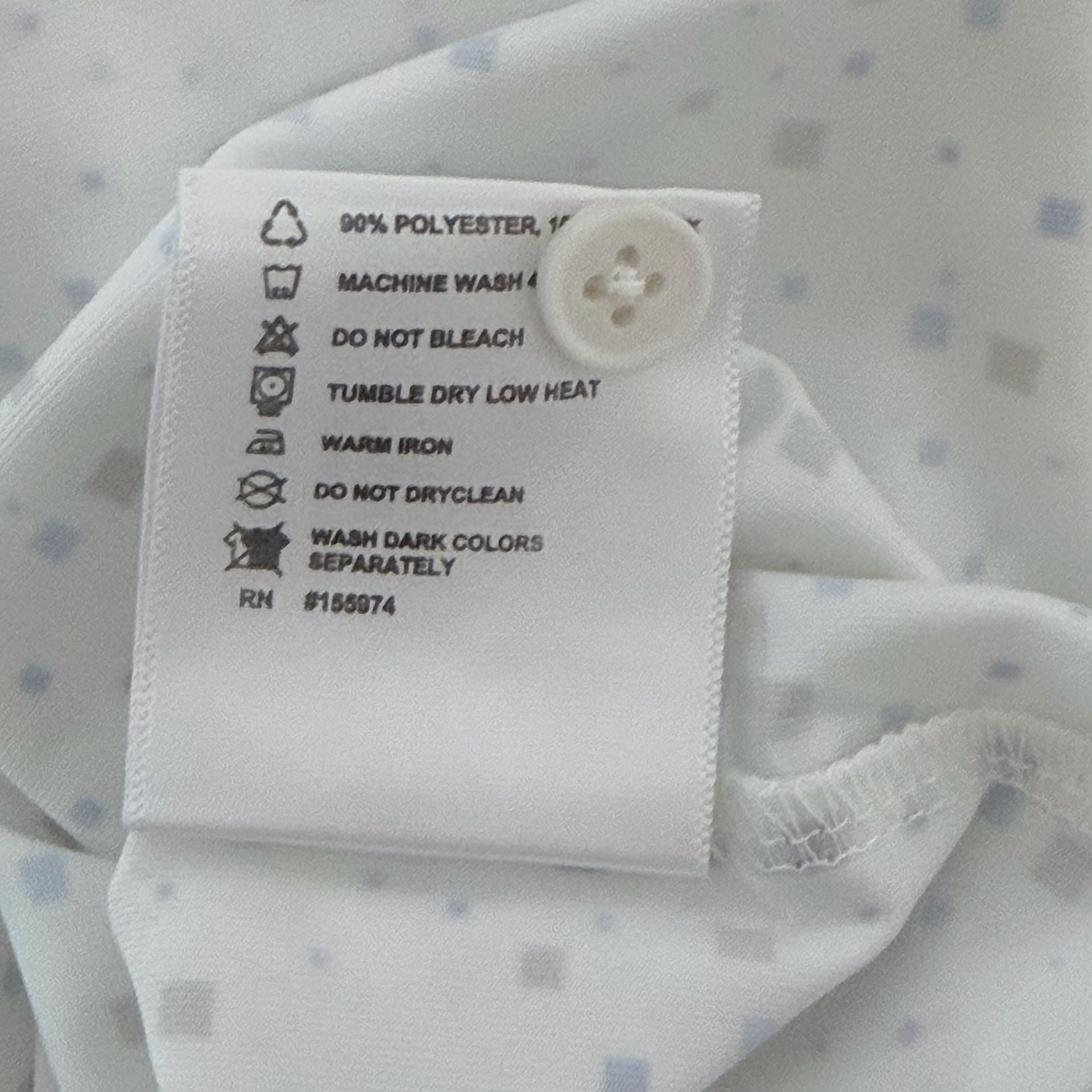 Vustra Geometric Print Polo Shirt Men's Medium 5