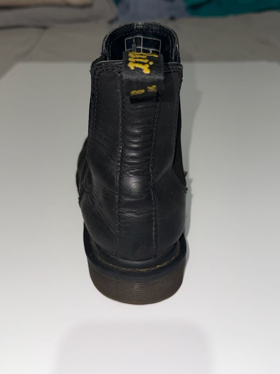Dr. Martens 2976 Chelsea Boots Black Leather Size US 7 L 13