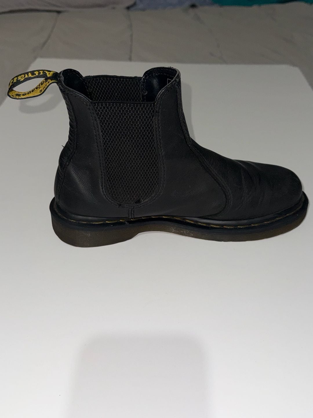 Dr. Martens 2976 Chelsea Boots Black Leather Size US 7 L 14
