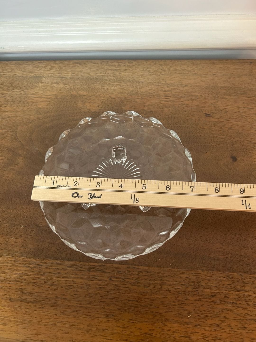 Fostoria American Footed Bonbon Candy Dish Glass Tidbit Tray ~ Excellent 4