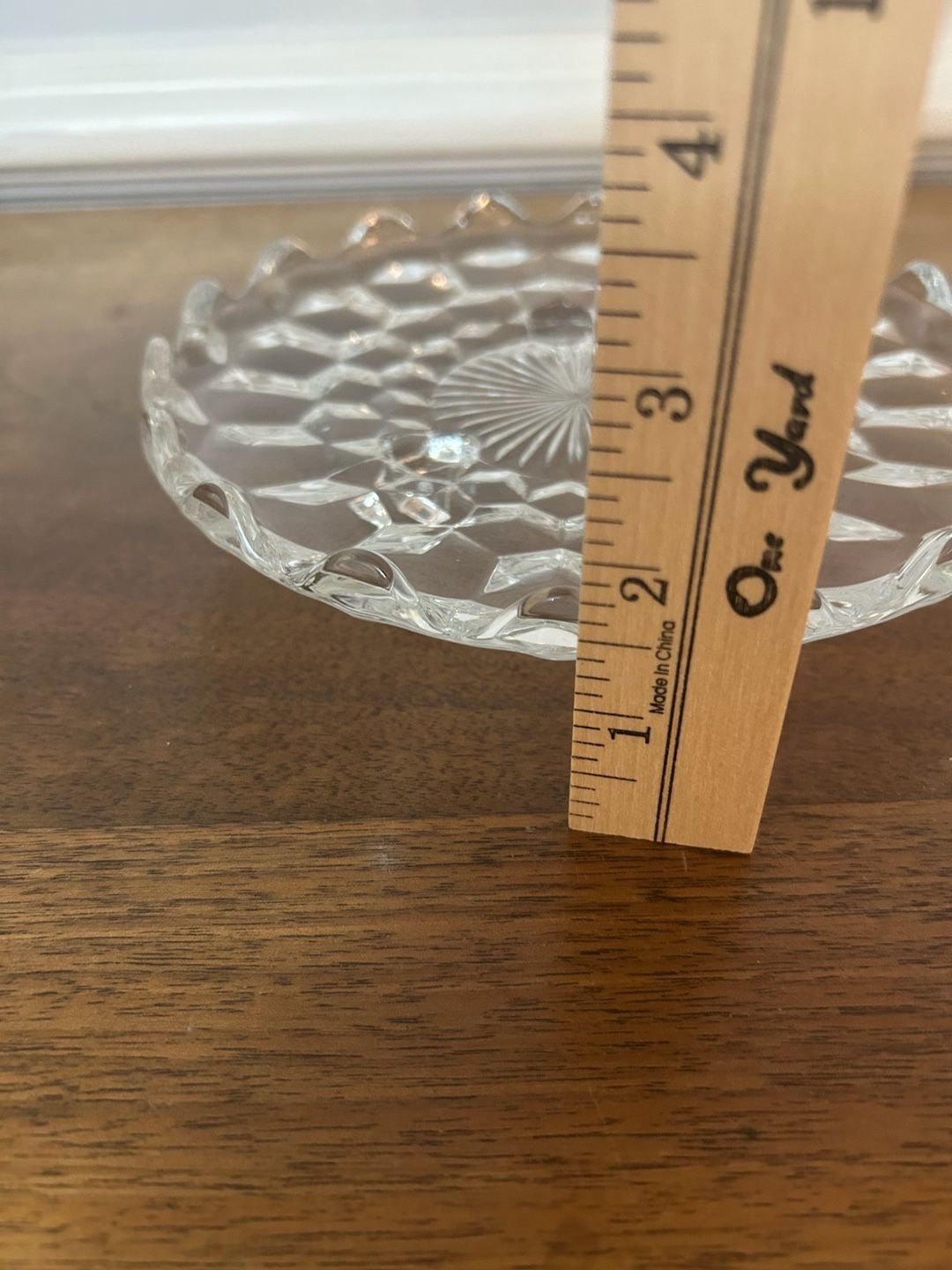 Fostoria American Footed Bonbon Candy Dish Glass Tidbit Tray ~ Excellent 5