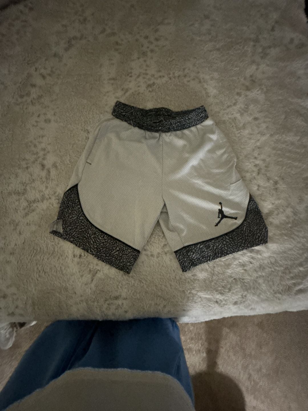 Jordan Dri-FIT Elephant Print Basketball Shorts Size S (8-10 Yrs) 1