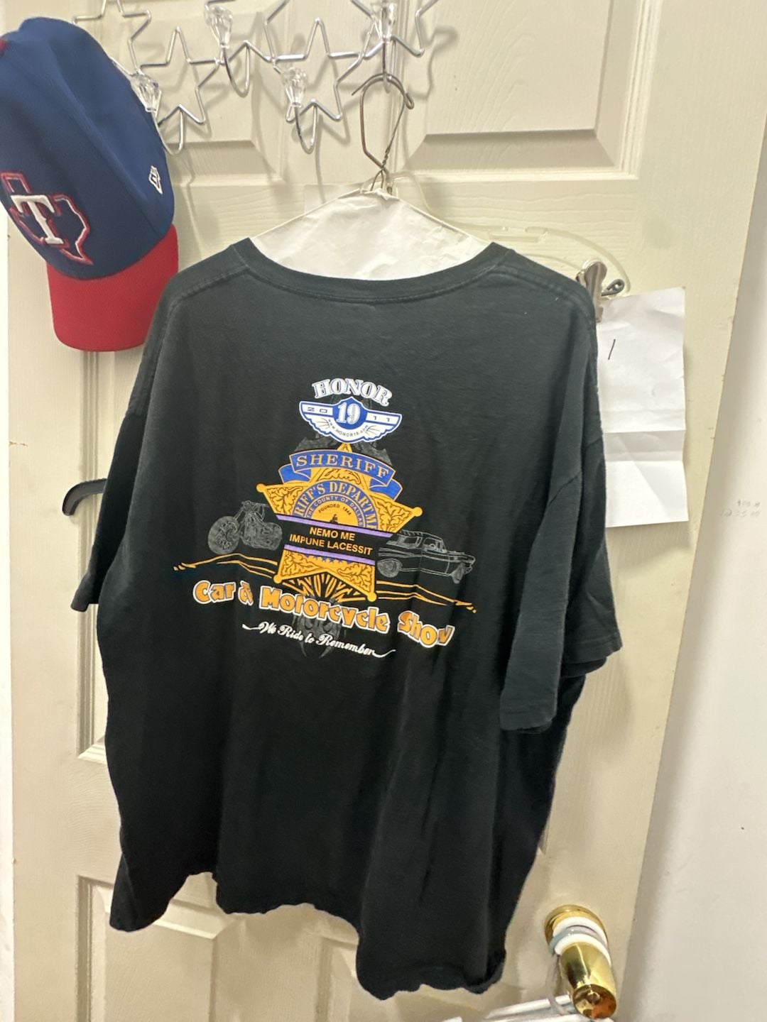 Dallas County Sheriff's Department Honor 19 Car & Motorcycle Show T-Shirt 4