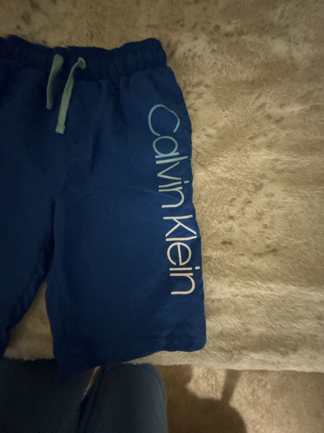 Calvin Klein Boys Swim Trunks Blue Size L (14/16) 4