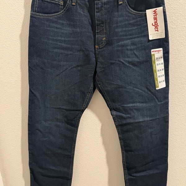 Wrangler Straight Fit Jeans 33x30