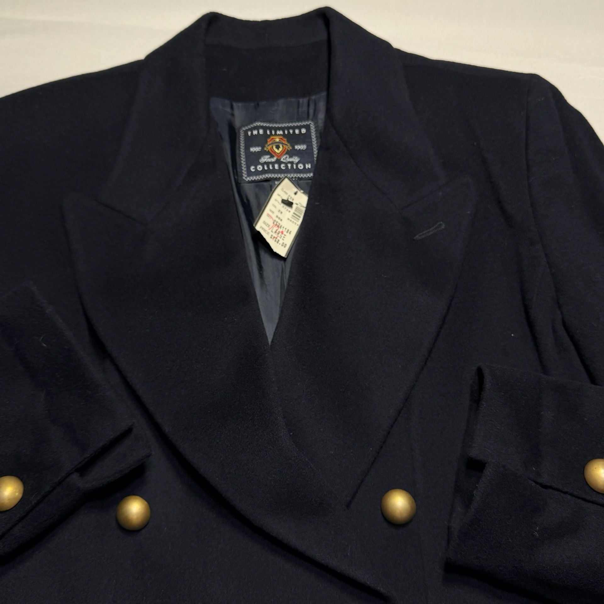Vintage The Limited Finest Quality Collection Wool Blazer - Woman Large 3