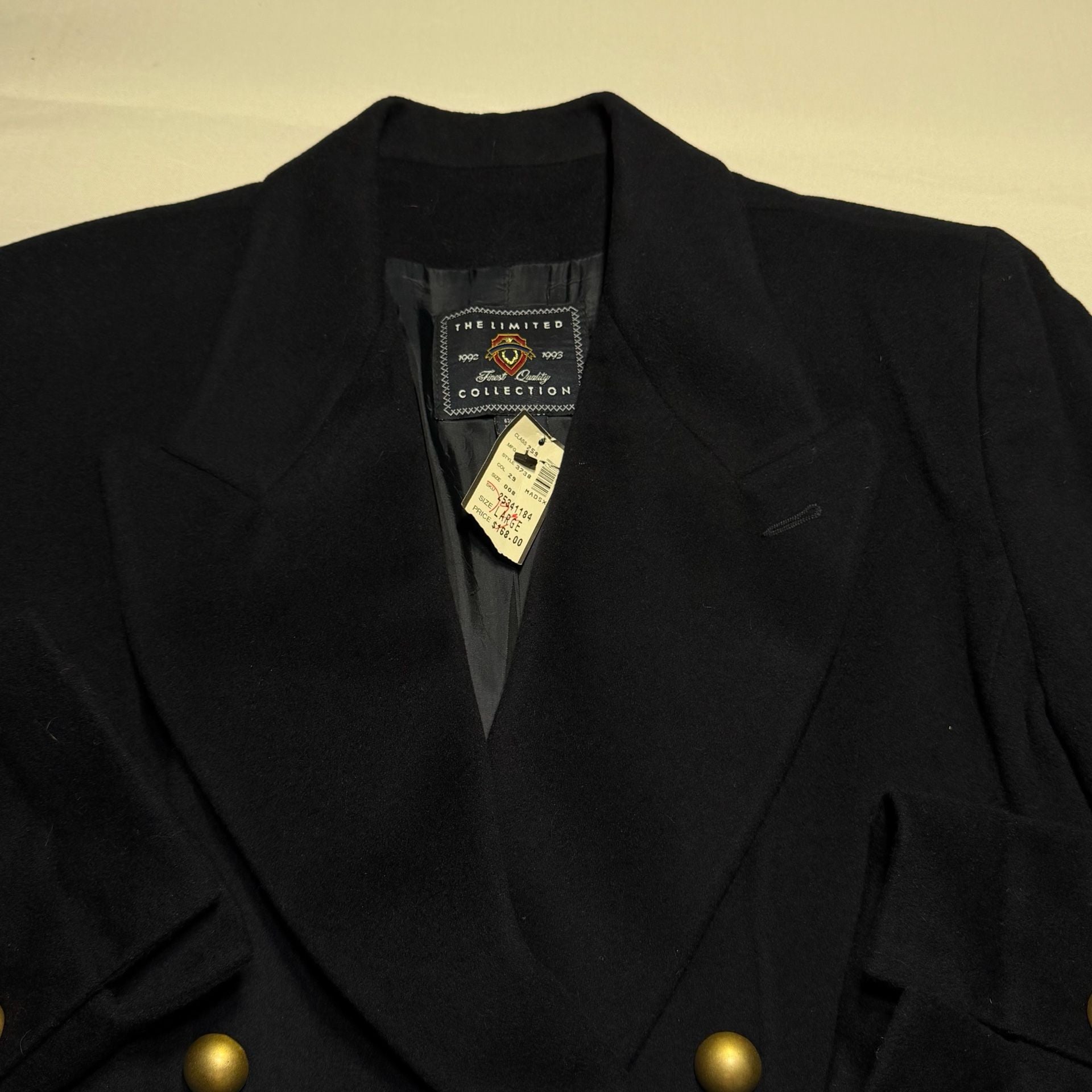 Vintage The Limited Finest Quality Collection Wool Blazer - Woman Large 4