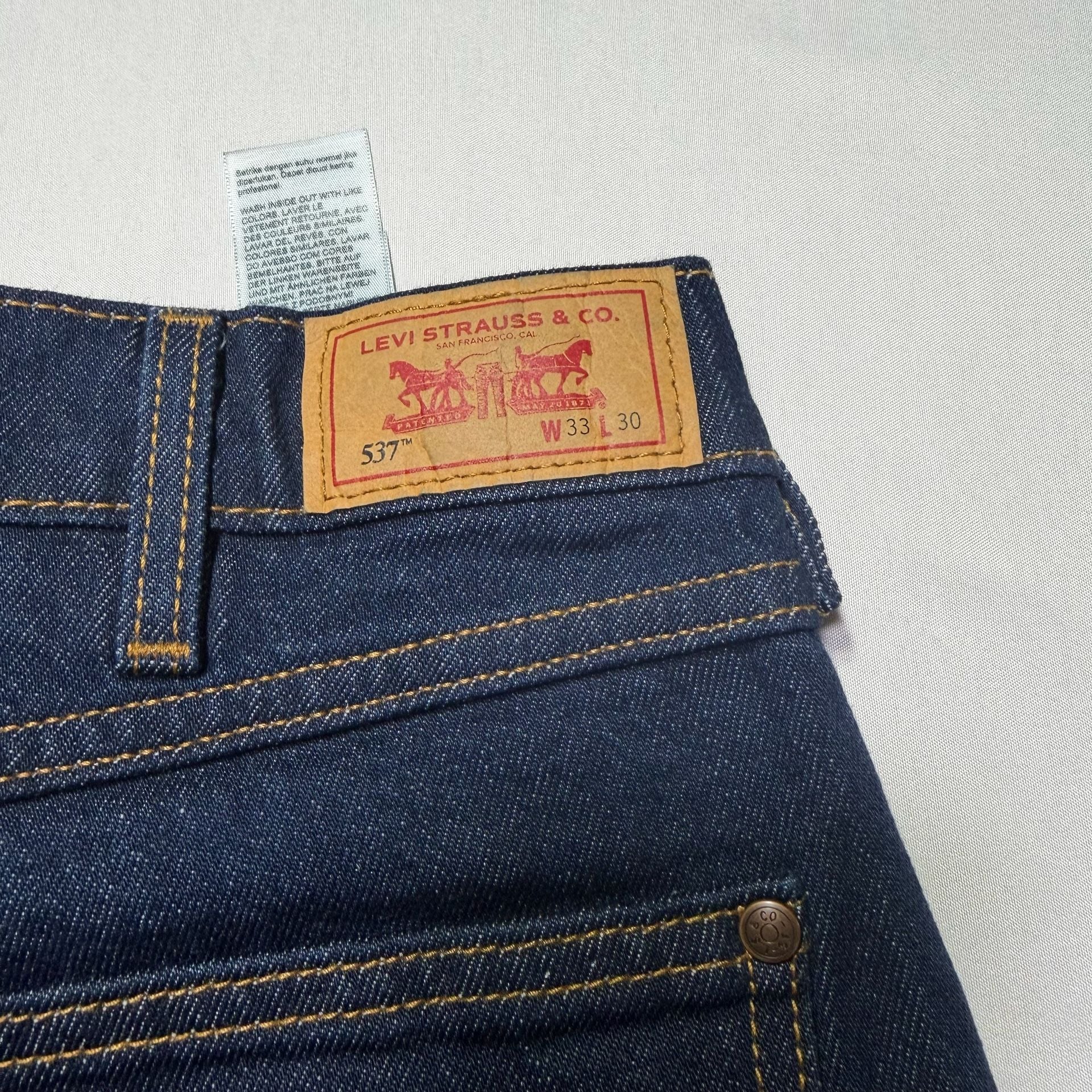Levi's 537 Relaxed Fit Jeans 33x30 7