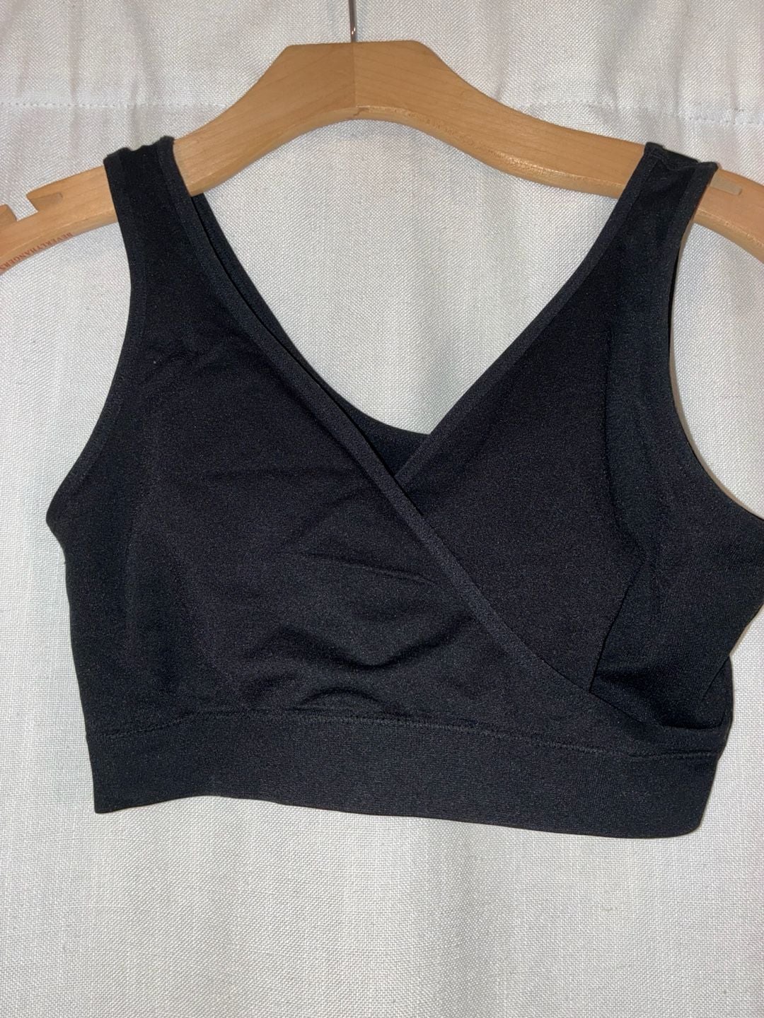 Auden Nursing Unlined Seamless Bra Black 2