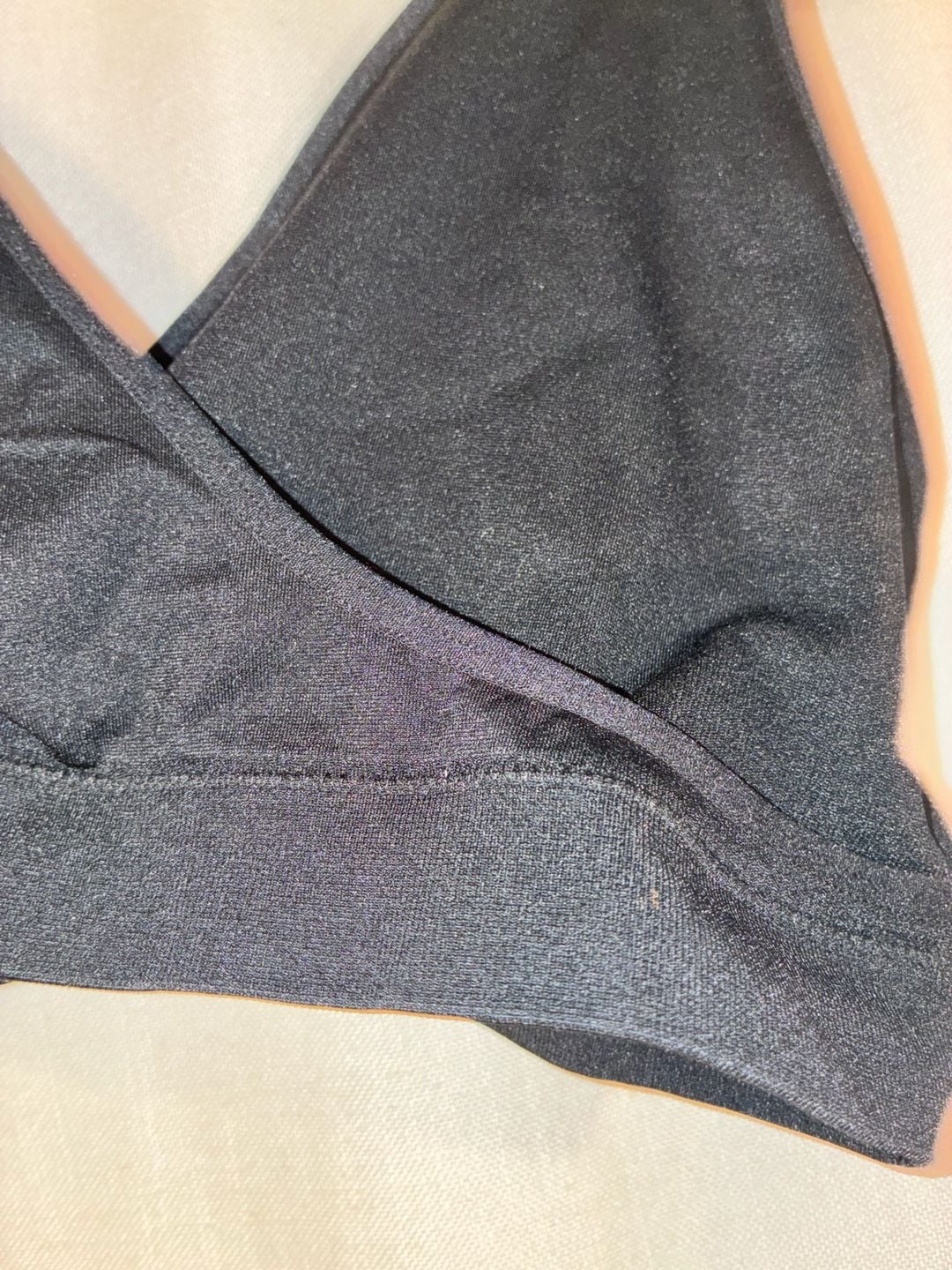 Auden Nursing Unlined Seamless Bra Black 4