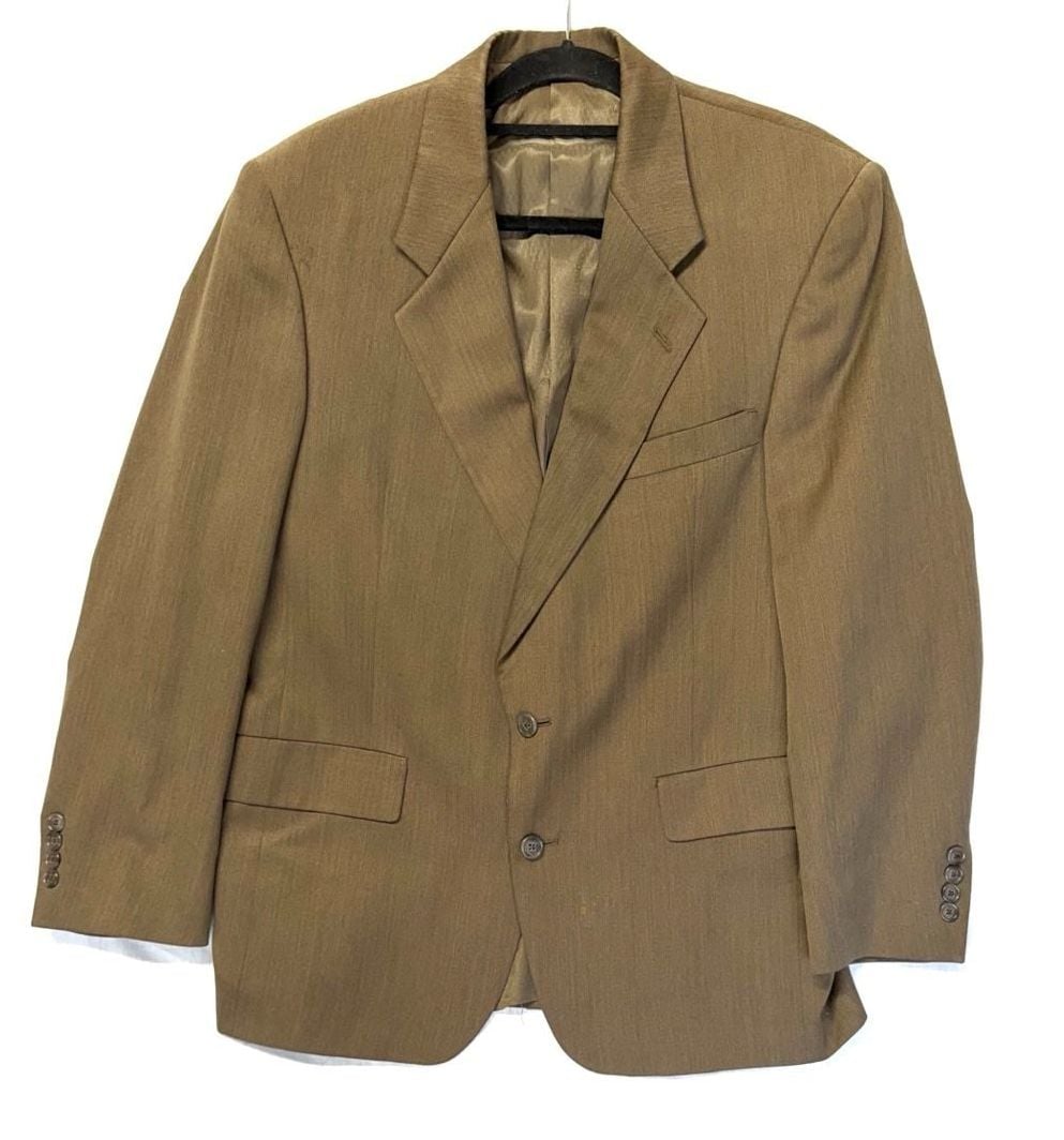 Vintage Hart Schaffner & Marx Rodes Louisville Brown Blazer Sport Coat 2