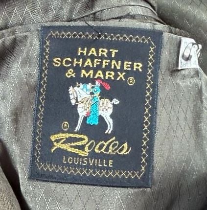 Vintage Hart Schaffner & Marx Rodes Louisville Brown Blazer Sport Coat 8