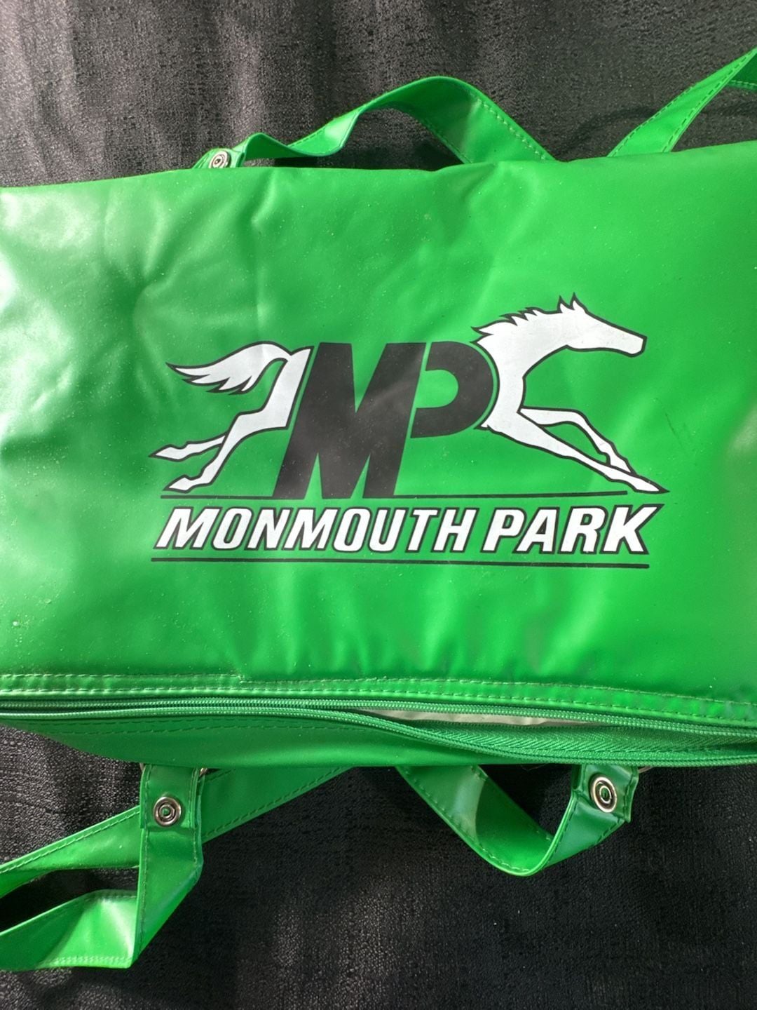 Monmouth Park Racetrack Green Insulated Cooler Bag 3