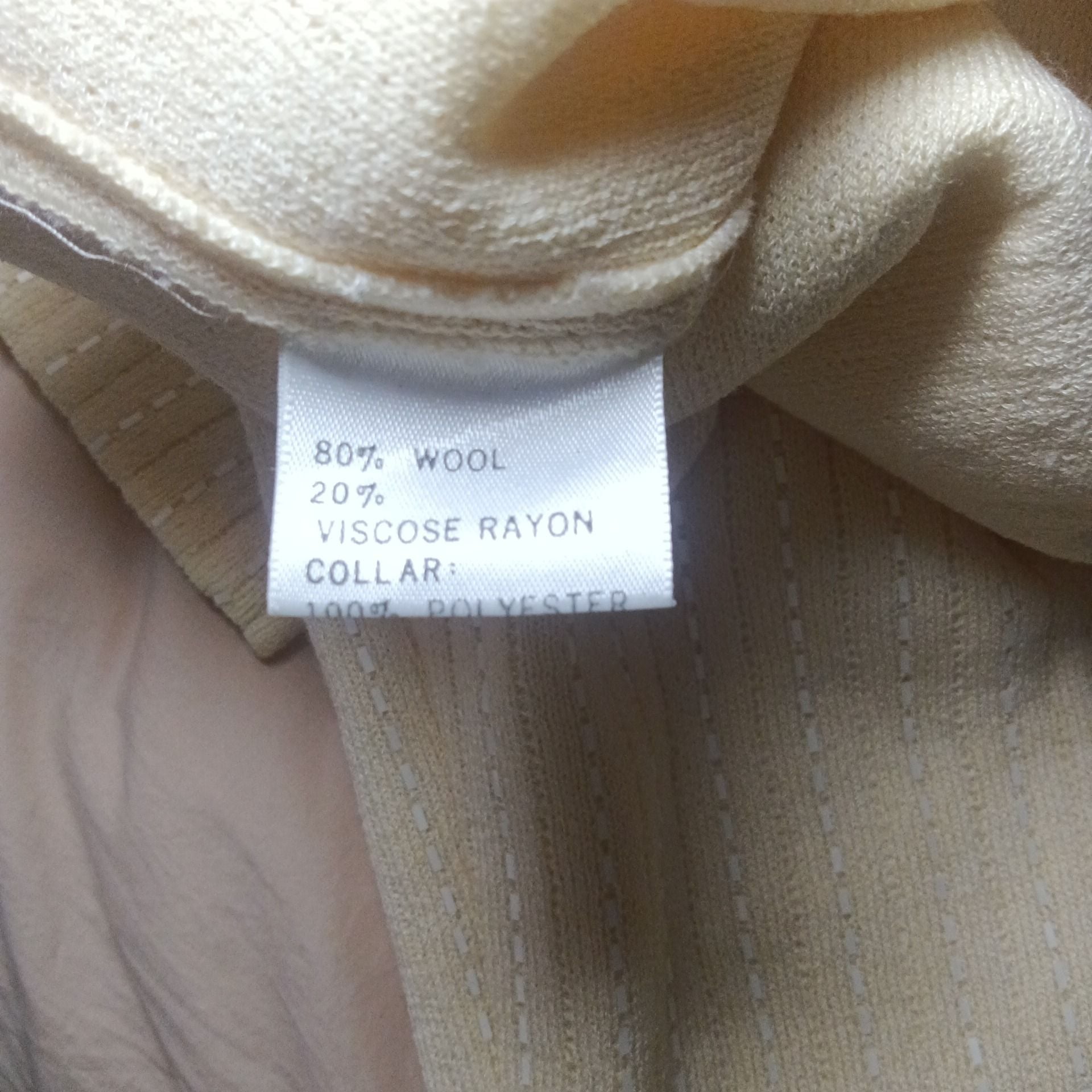 St. John Evening by Marie Gray Cream Knit Cardigan Jacket Size 8 10