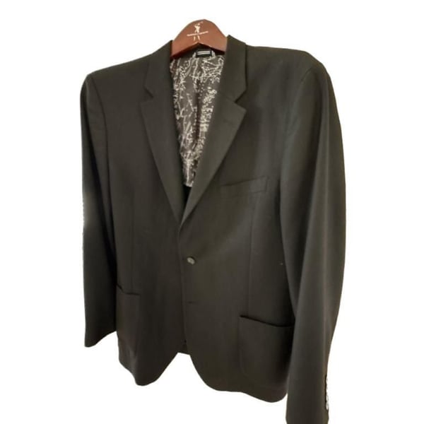 Nautica Men's Black Blazer Jacket Size R44