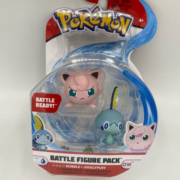 Pokemon Battle Figure Pack - Sobble + Jigglypuff