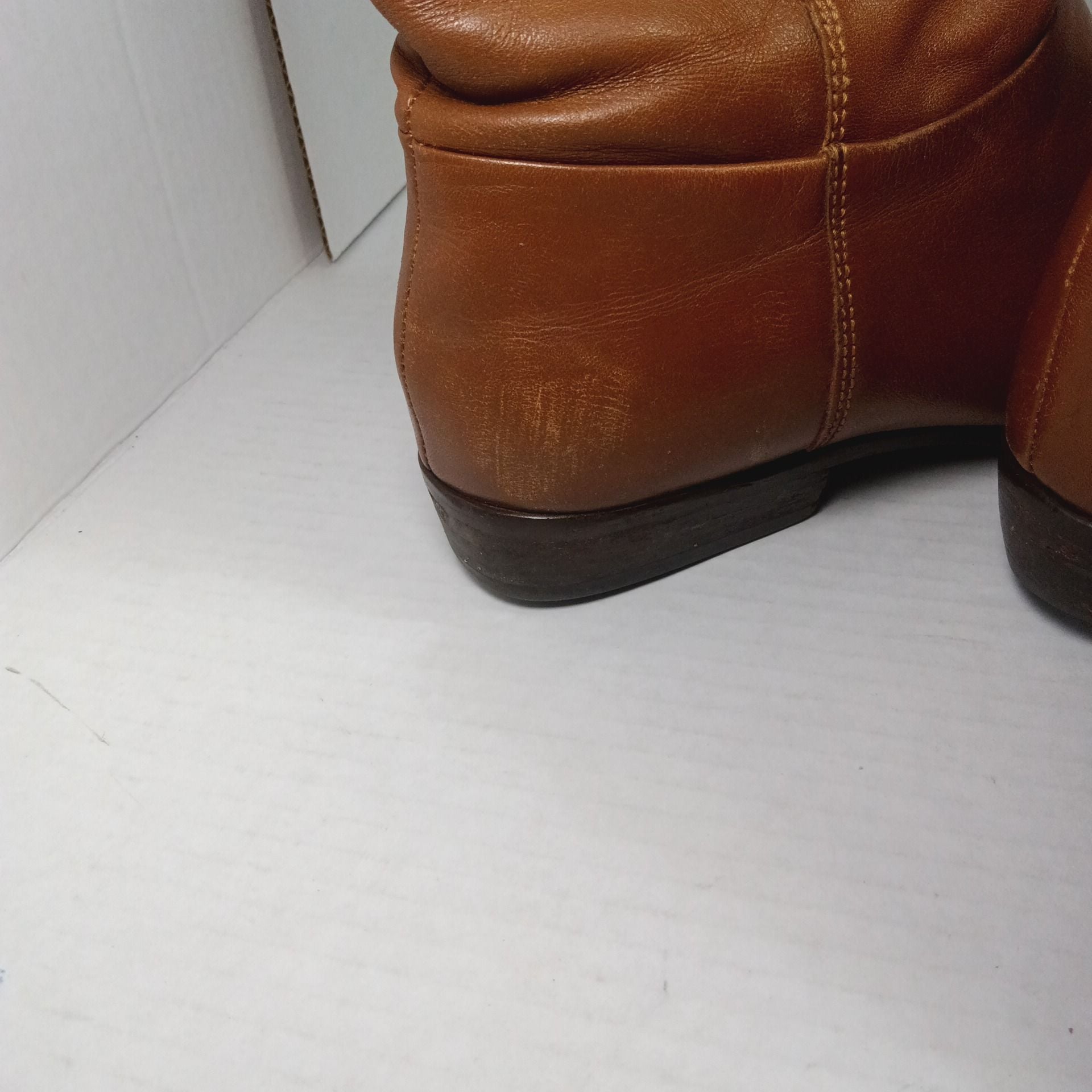 Nine West Women's Brown Leather Knee High Boots Size 8M 7