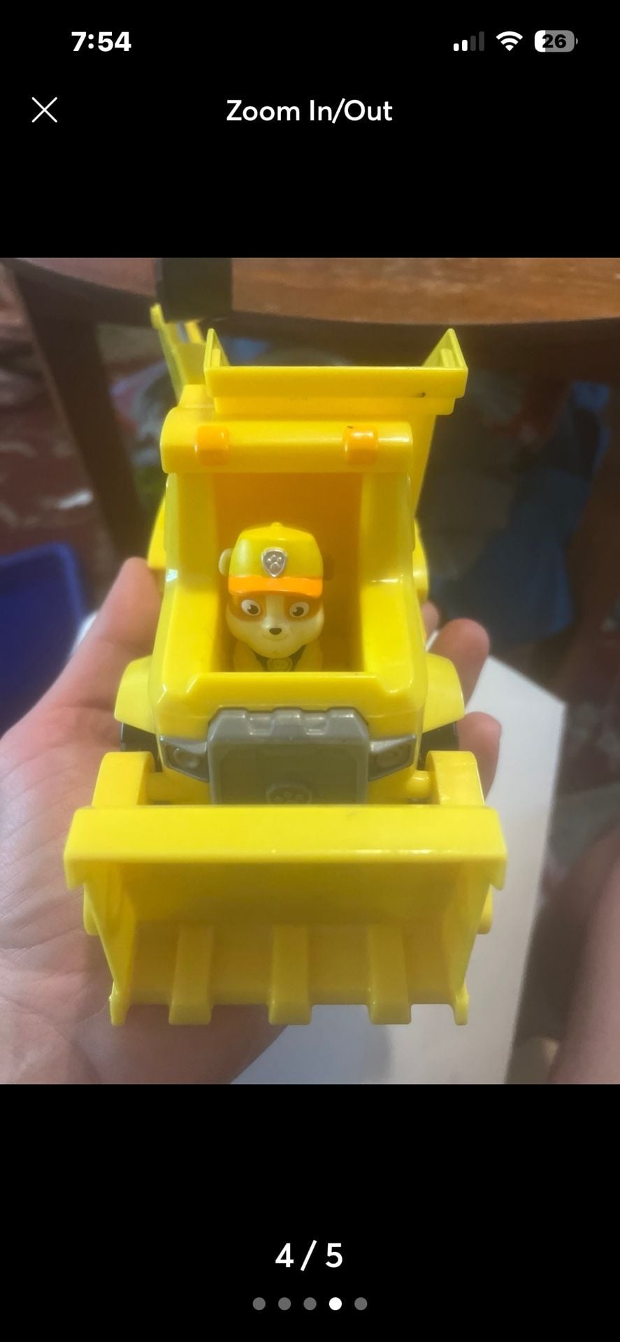 Paw Patrol Rubble's Construction Truck Toy Vehicle 1