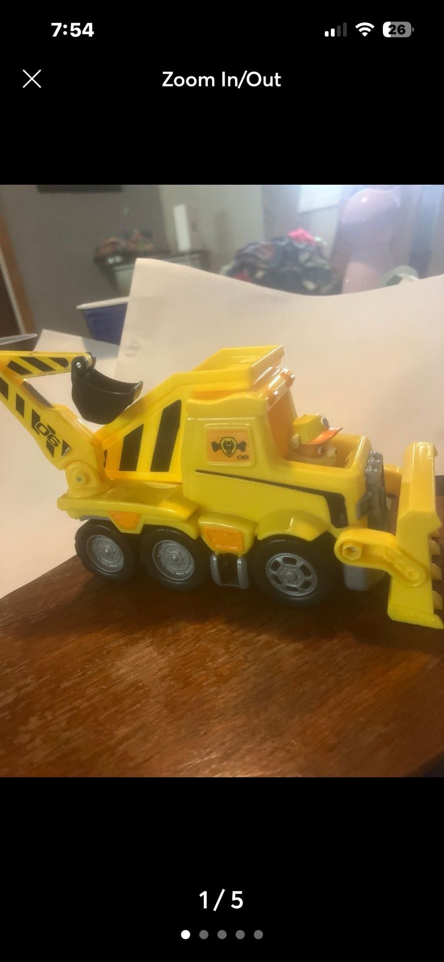 Paw Patrol Rubble's Construction Truck Toy Vehicle 2