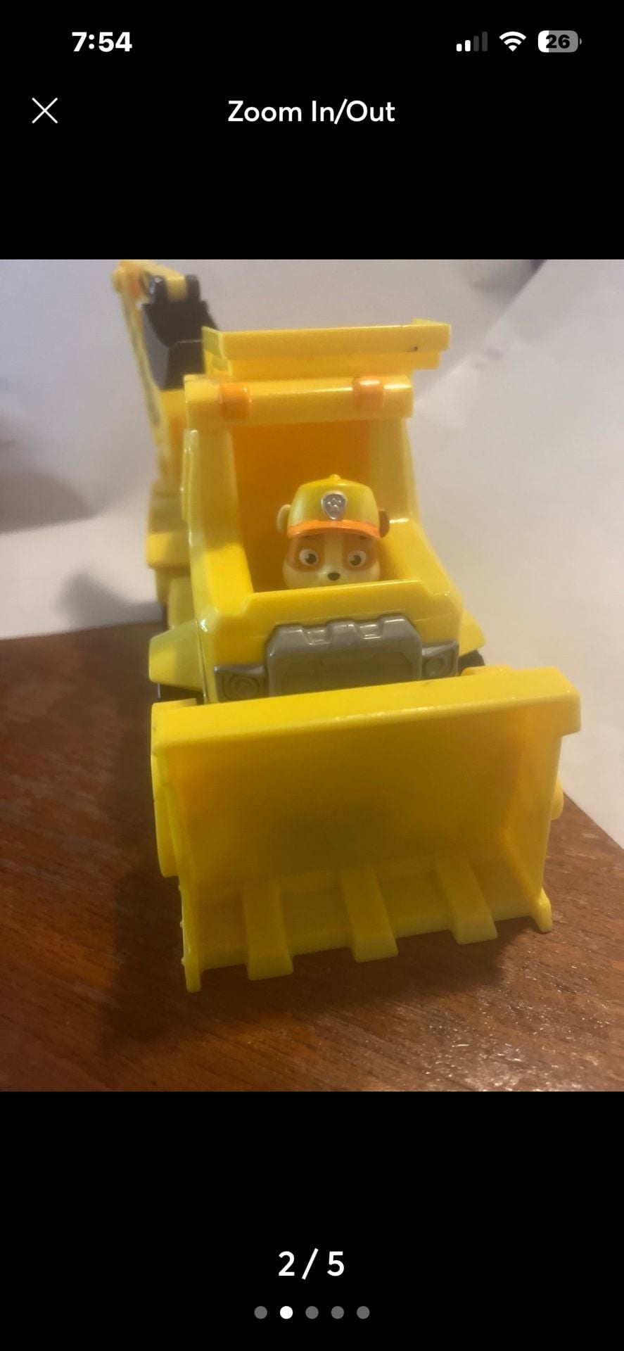 Paw Patrol Rubble's Construction Truck Toy Vehicle 3